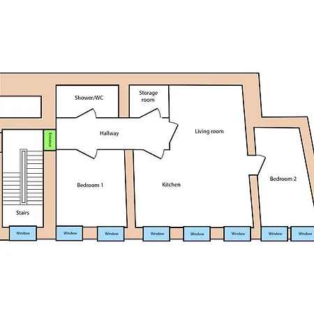 Old Town Of Evil Dog Apartment